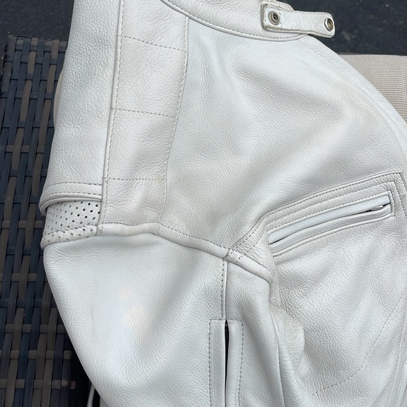 Women’s size extra large leather riding jacket with removable quilted shell - Picture 12 of 15